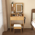 Bedroom Dressing Table, High-end Integrated Design Dressing Table Suitable For Small Apartments, Small Dressing Table With Stool, Multifunctional Bedroom Dressing Table, Cabinet Dressing Table For Placing Cosmetics